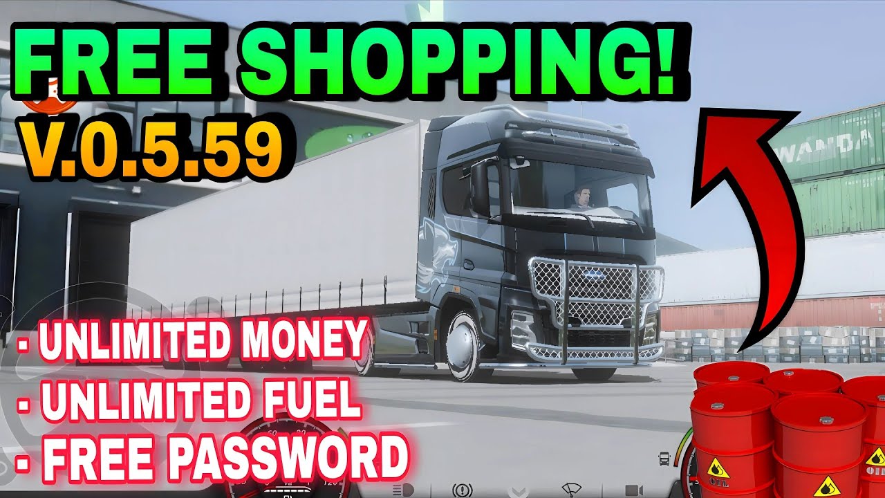 Truckers of Europe 3 MOD MENU v0.5.59 || FREE SHOPPING || Unlimited Everything + Free Password!