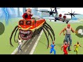 Franklin Fight Horror train Tung Sahur in Indian Bike Driving 3D GTA 6 GAME