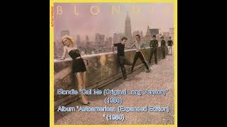 Blondie Call Me Original Long Version 1980 HQ Audio