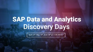 Free Data & Analytics Discovery Days Workshop