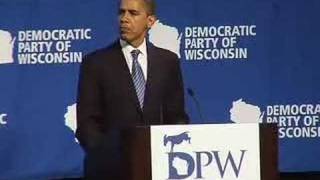 Barack Obama at the Founder's Day Gala, Wisconsin