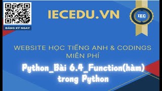 Python_Bài 6.4_Function(hàm) trong Python