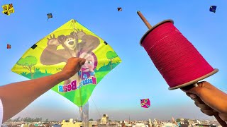 Masha The Bear Kite Fighting &amp; Tricks | kite cutting | kite 
