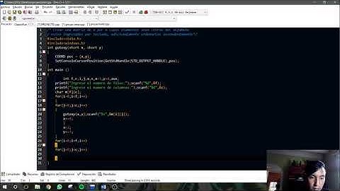 ORDENAMIENTO DE UNA MATRIZ EN C++