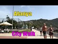 Alanya city center walking tour turkey 4k