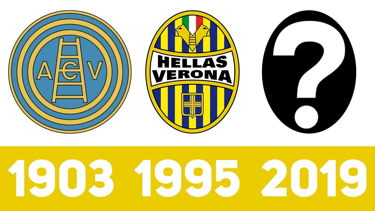 ⚽ Эволюция Логотипа Футбольного Клуба Эллас Верона | Все логотипы Эллас Вероны ⚽