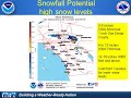 First Significant Winter Storm for Heavy Precipitation and Wind - NWS San Diego