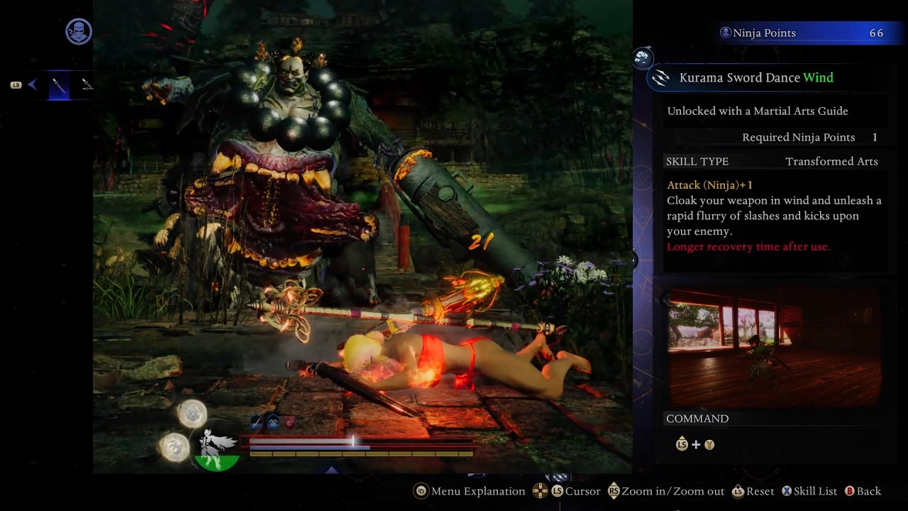 Nioh 3 Kurama Sword Dance Wind Location Tonfas Vs Demon of Obsession Hardest Optional Boss Bakamatsu
