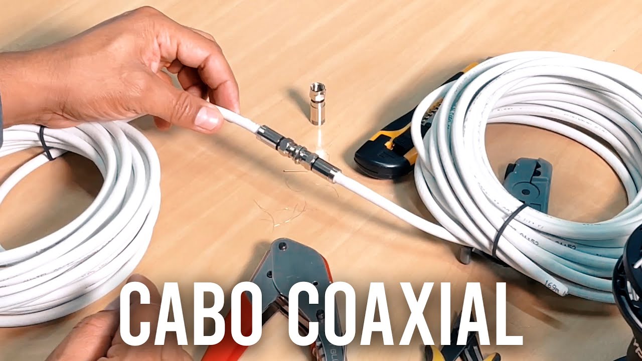 Como Unir 2 Cabos Coaxiais