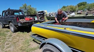 Engine swap on my 1969 Ray-Son-Craft Speed Boat!!!