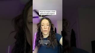 Creating self respect