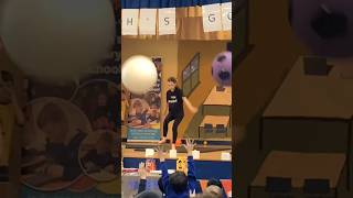 Freestyle magic at St. Joes ⚽✨