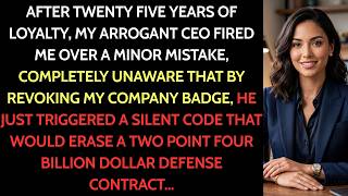 CEO Fired Me After 25 Years — The Next Morning, $2.4B Vanished Overnight.