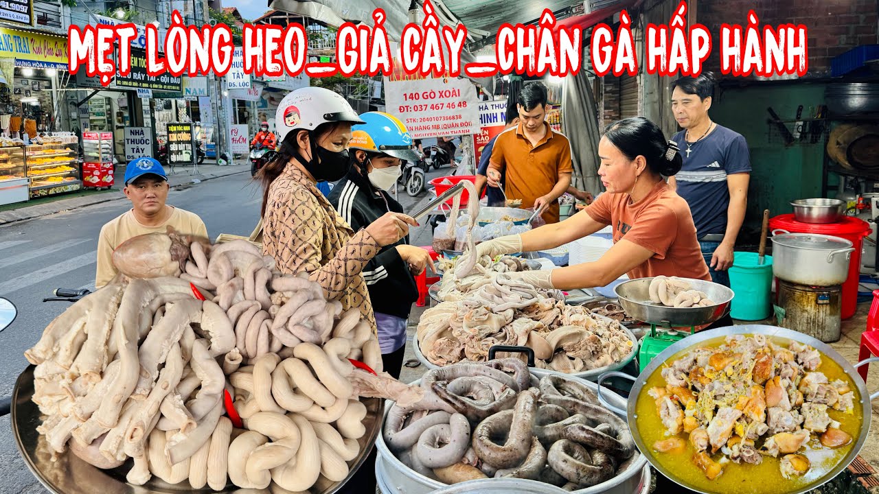 🟢Phát hiện 3 món ăn chơi: Giò heo giả cầy_Mẹt lòng heo_Chân gà hấp hành