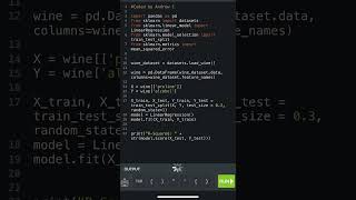 Python Bytes - Machine Learning R Squared #coding #datascience #python Code in Description screenshot 1