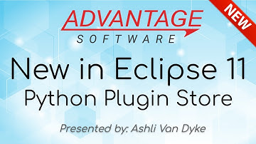 New in Eclipse 11: Python Plugin Store