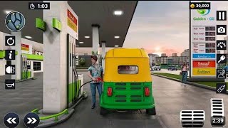 Tuk Tuk Rickshaw Driving Simulator City: Pickup Collage Passengers City Driving - Rickshaw Driving  screenshot 4