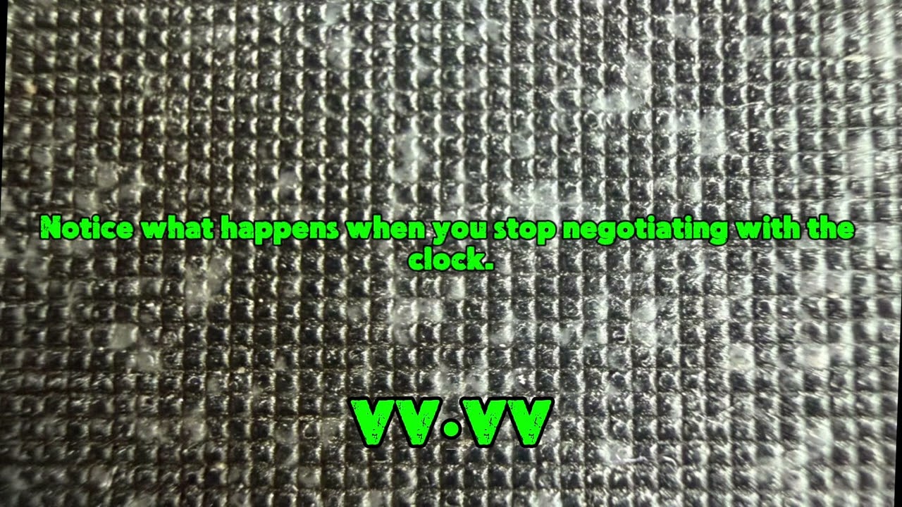 Time is not the enemy when you stop rushing it. 