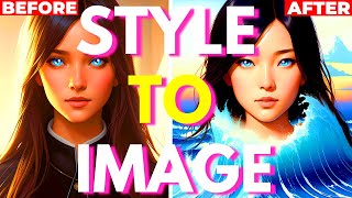 TRANSFER STYLE FROM An Image With This New CONTROLNET STYLE MODEL! T2I-Adapter!