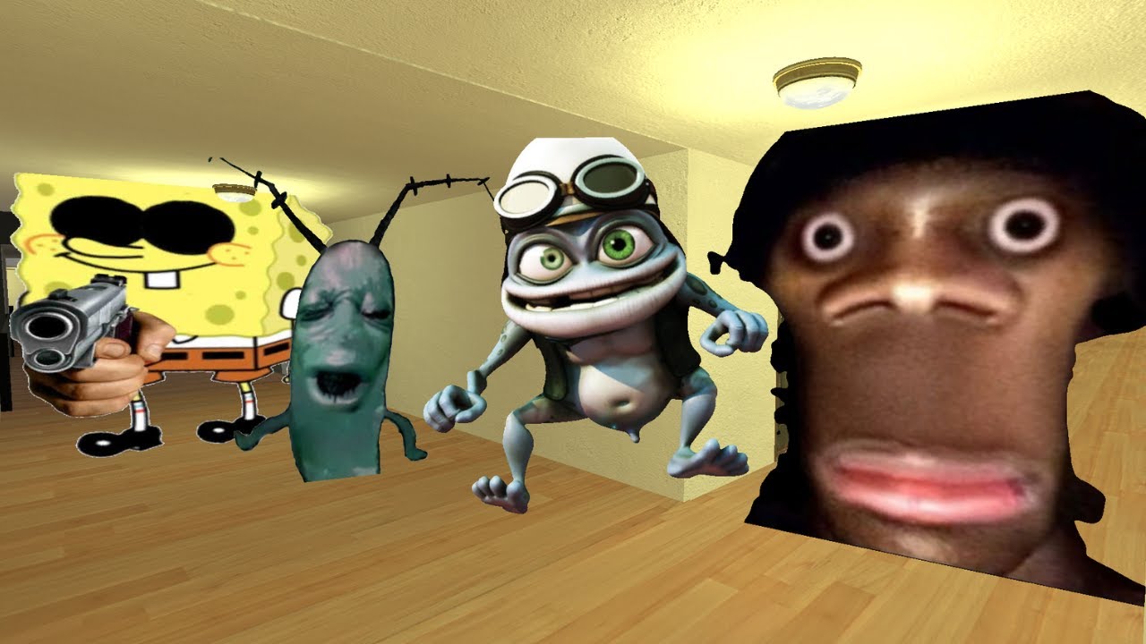 HI MY NAME IS AUGHH  CRAZY FROG PLANKTON AND CEAZY NEXTBOTS GMOD  