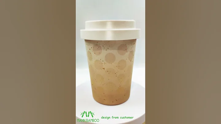 Custom Bamboo Fiber Branded Coffee Cups - Biodegradable,Compostable,Eco Friendly