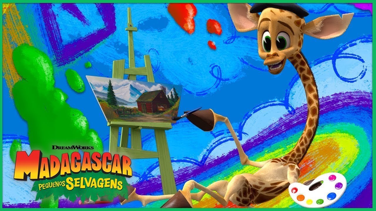 Visitando o Museu de Arte 🎨 | DreamWorks Madagascar em Português