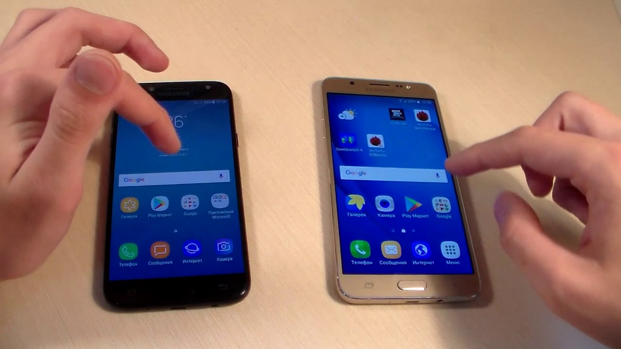 Samsung Galaxy J5 2017 vs Samsung Galaxy J7 2016