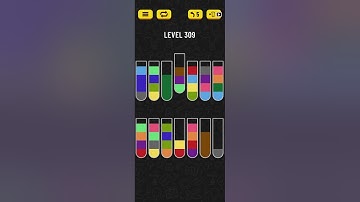 water sort puzzle level 309