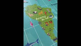 Jogo Americano - Mapa Aventura