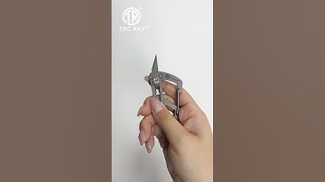 Titanium alloy multifunctional keychain utility knife, key hanging clip. #edc