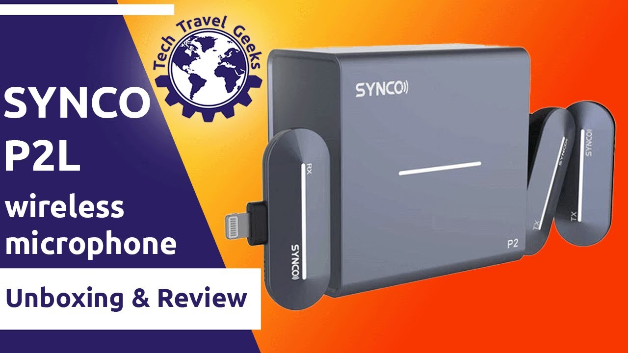 Synco P2L 2Person Wireless Microphone for iPhone Unboxing and Review