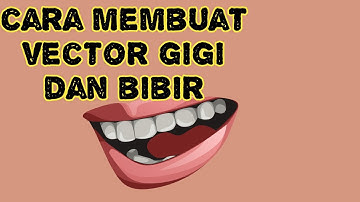 tutorial vector infinite design- bibir dan gigi #EFGH