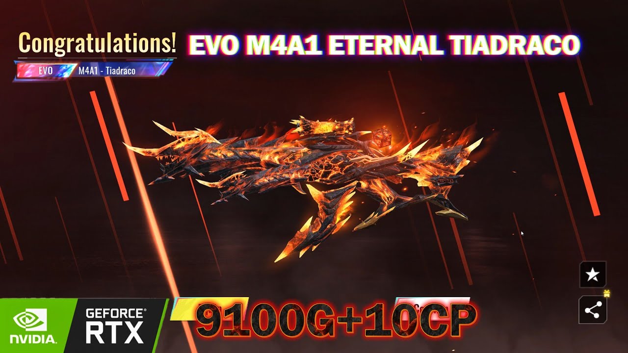 BLOOD STRIKE GACHA  - NEW SKIN EVO! M4A1 ETERNAL TIADRACO