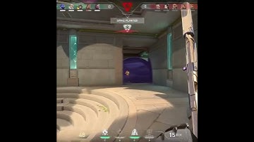 #valorant #gaming #shorts #aimlab #short forget to clear the corner but your aim labs kicks in