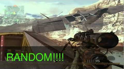 MW2 RANDOM no scope across map