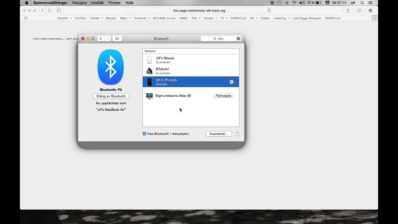 Iphone mac wifi internet youtube