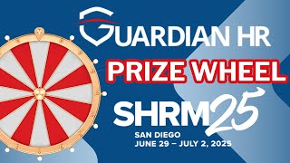 Guardian HR Prizes from our SHRM 25 Booth
