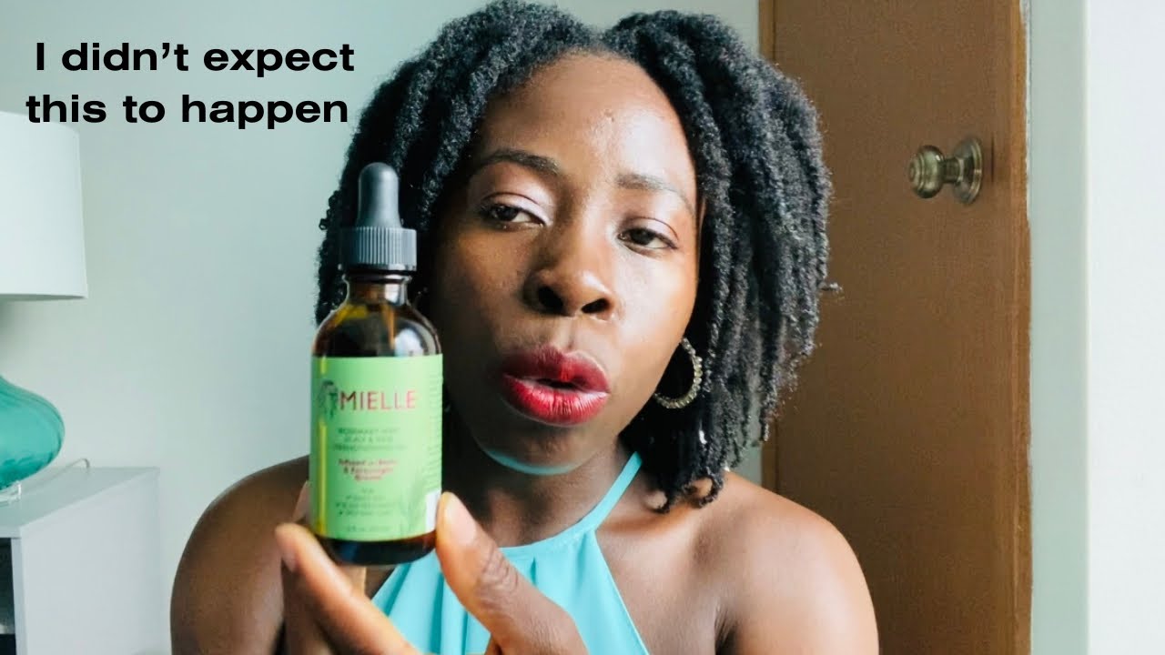 I tried Mielle Rosemary Mint Oil for the first time and this happened