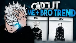 How to do the VIRAL "Me + Bro" trend in CapCut! 🤯 (Nightcore Funk)