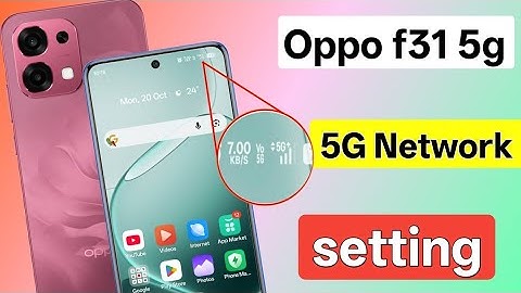 Oppo f31 me 5g setting kaise kare | oppo f31 5g network kaise laye
