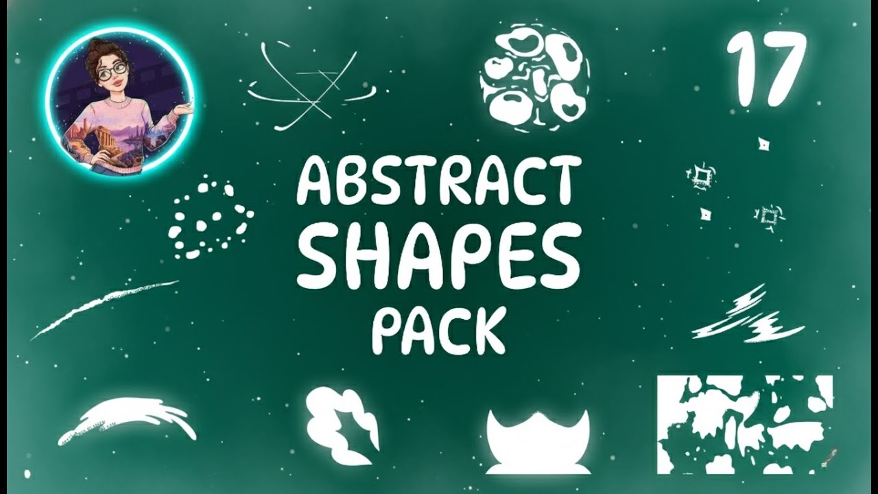🌌 ⋆｡ﾟAbstract Shapes Pack | Green Screen Motion Graphics ｡⋆｡🪐