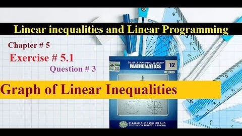Part5 - Linear Programming | Exercise 5.1 Q#3 |Fsc Part 2 |Class 12 Math|By Qamar Sharif