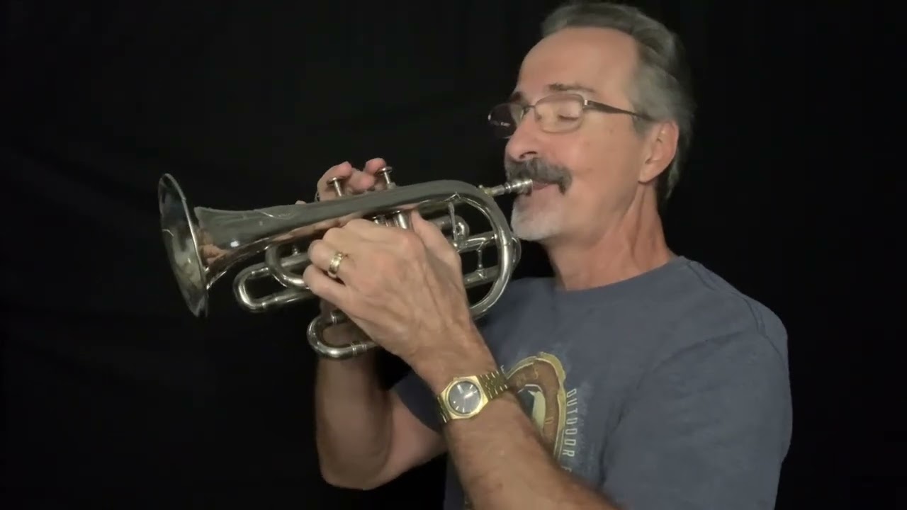 Very Rare Late 1800s Charles Mahillon Bb/A Cornet.  Made in Brussels, Belgium.