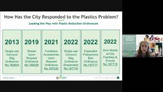 Public Meeting  City of Los Angeles Proposed Comprehensive Plastics Reduction Program Draft PEIR