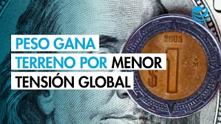Peso mexicano avanza por segundo día frente al dólar ante un mayor apetito por riesgo