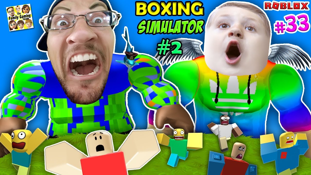 Strongest Robloxian Ever Fgteev Roblox Boxing Simulator 33 Giant - what is fgteev duddys name in roblox