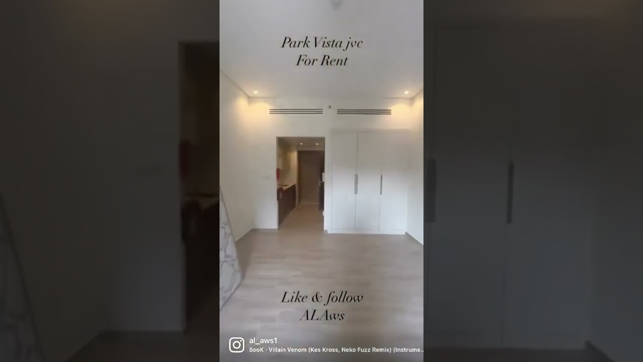 🔴 Studio for Rent monthly at park vista JVC Dubai