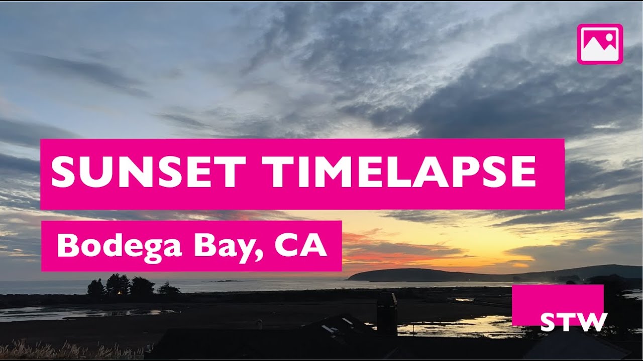 A Beautiful Bodega Bay Sunset Timelapse. California at its finest.
