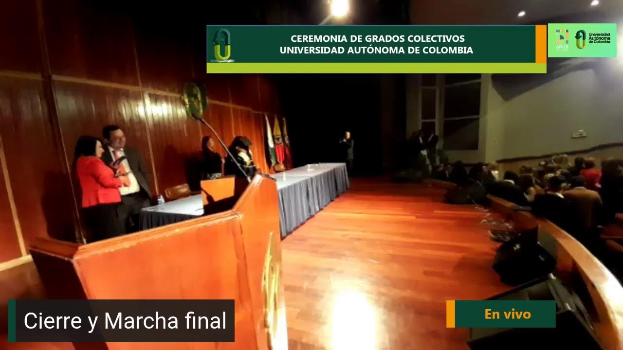 CEREMONIA DE GRADOS COLECTIVOS FUAC - 02:00 PM