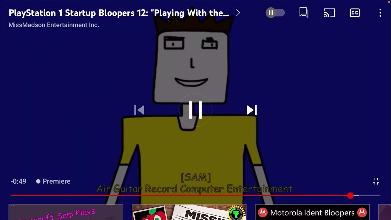 PS1 Startup Bloopers 12: Playing with The Station (Reaction)